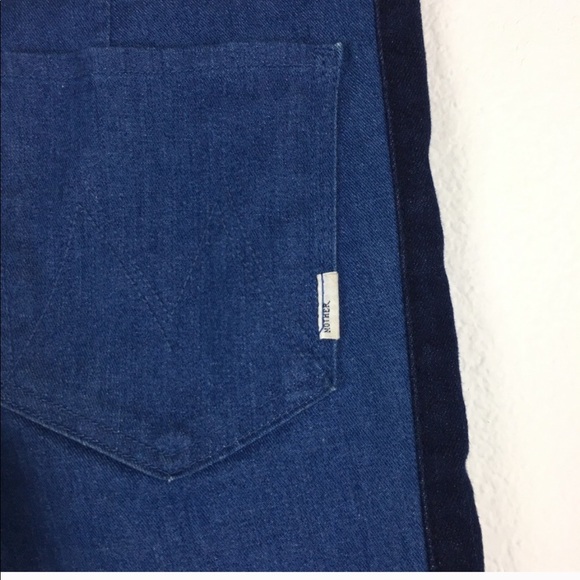 MOTHER Colorblock Looker Geometric Lies Jeans - Picture 3 of 6